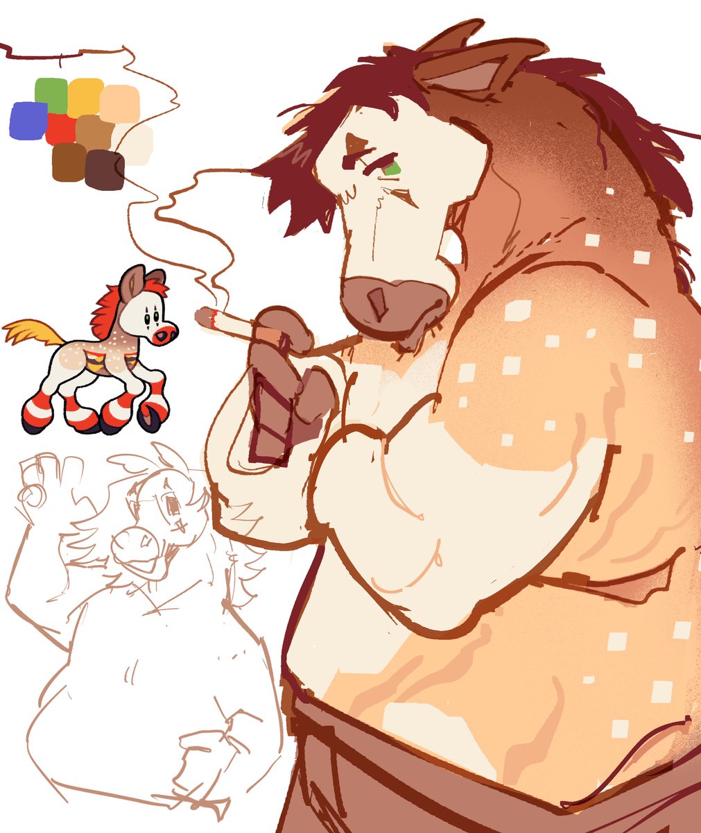 doubledijits's tweet photo. erm ok big post of forsale designs- now w every perchase u get a fun doodle of da character , examplez ⤵️ XD https://t.co/VhnLJecInq