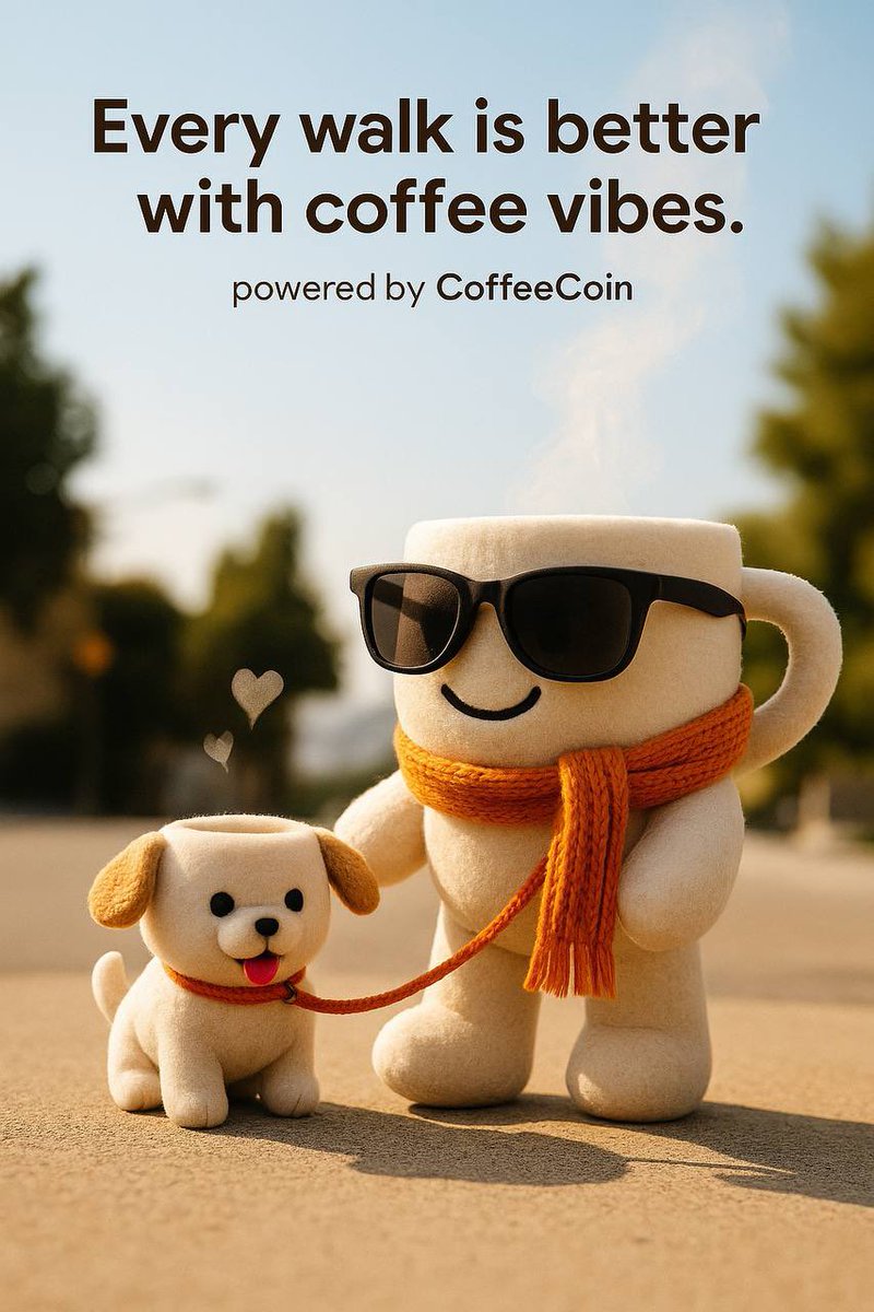 Who else loves long walks with a nice coffee and a furry friend?

#coffeecoin