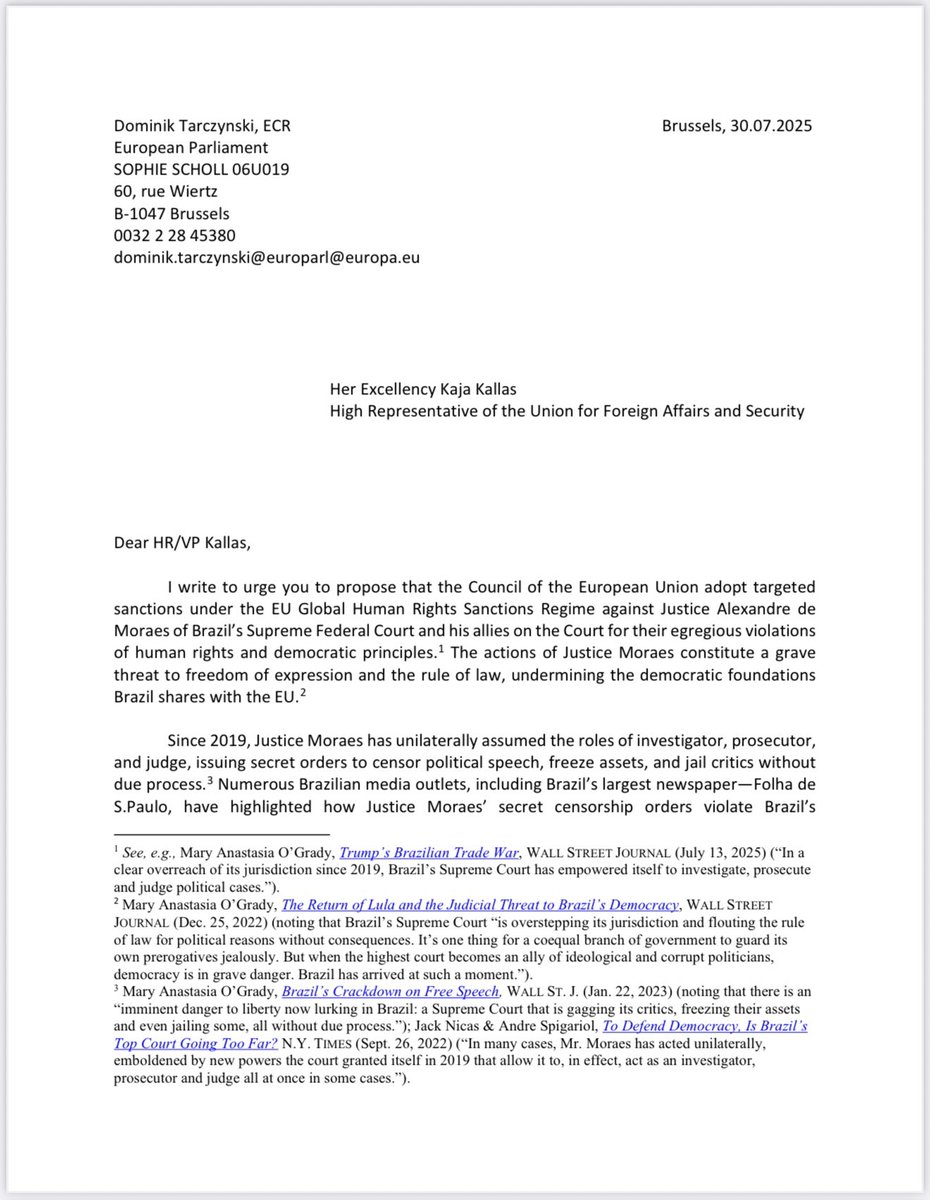 Dominik Tarczyński MEP tweet media