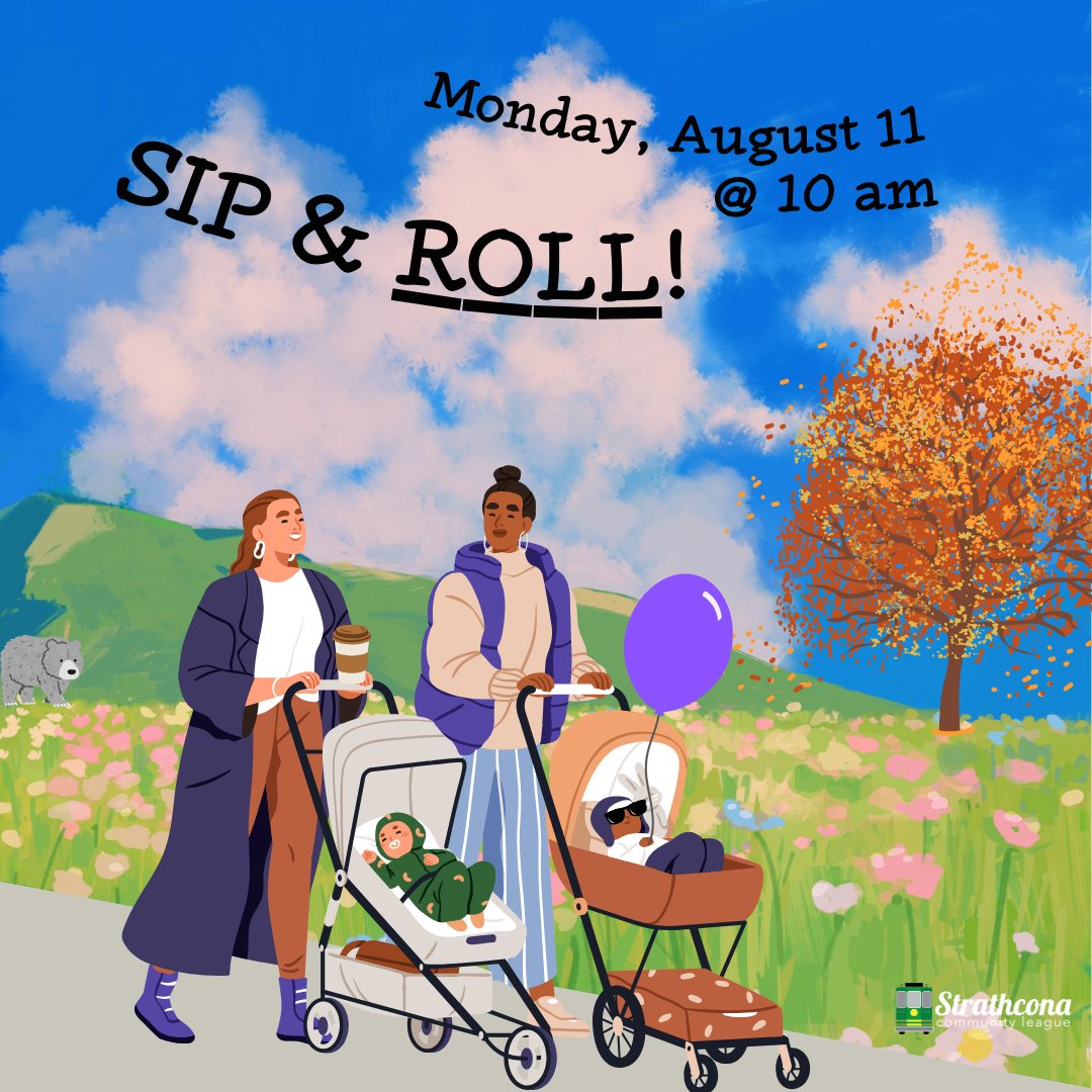 Meet up with other parents at our Sip and ROLL event!

Meet at the hall and roll to The Colombian with your strollers before heading to Mill Creek Ravine. A great way to meet new people and enjoy the weather!

Monday, August 11 @ 10 am

We hope to see you there!
