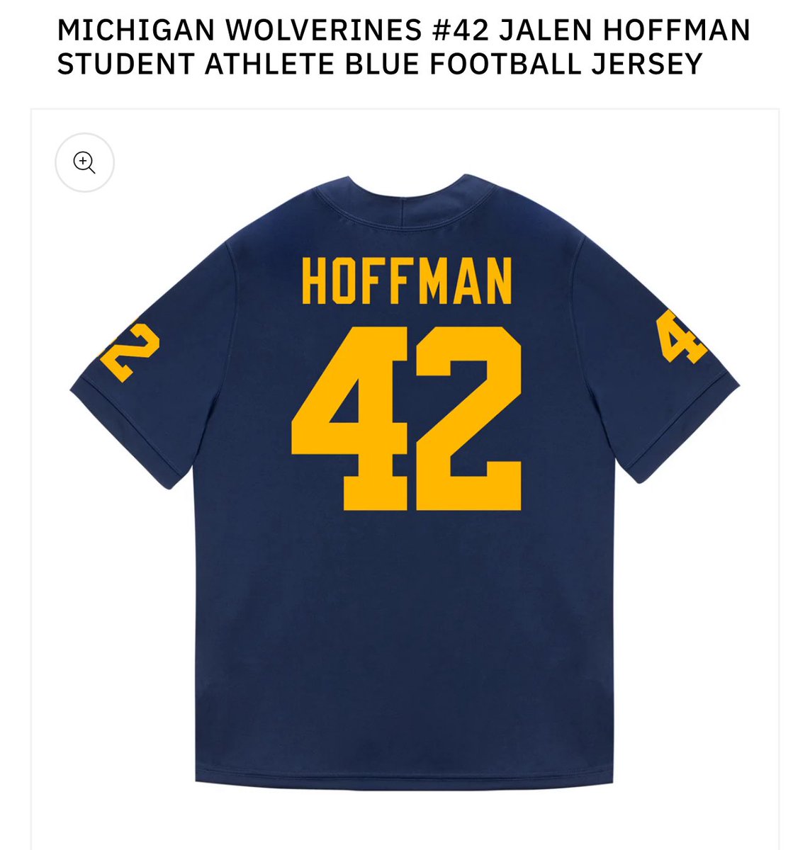 You can now purchase Jalen’s jersey online. shorturl.at/gcK0w #Goblue 〽️