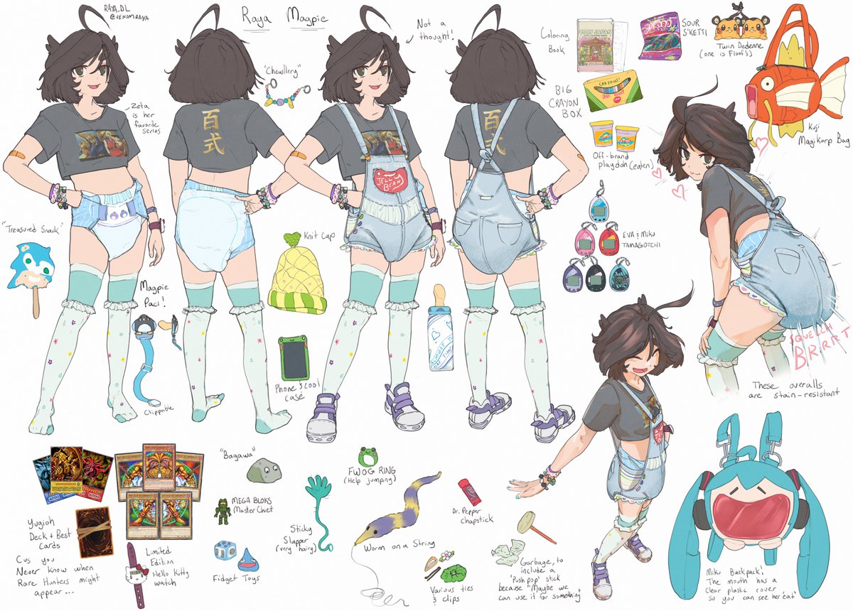 Commission: TODDLER FIT   
I cant belive that the only reason I have a ref sheet is because someone comm'd me to put Raya in her own fit u_u  Idea based on

<a href="/R3DM0DA/">Red-Moda</a> 's fun fit :&gt;