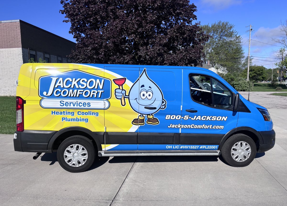 Check out this week’s #WrappedWednesday featuring Jackson Comfort Services. This full wrap is designed to stand out with bold branding that lasts.
New to wraps or ready for a refresh? VMS is here to help.
hubs.ly/Q03zym5D0
#VehicleWraps #FleetBranding #WrappedandReady