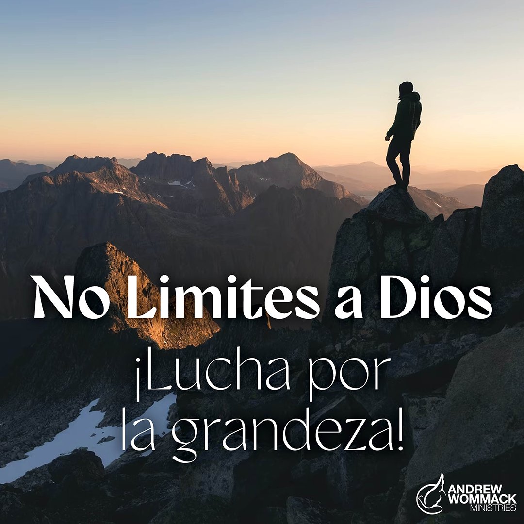 awm_mx's tweet image. ¿Te imaginas vivir la vida abundante que Dios diseñó para ti?
Renueva tu mente con la enseñanza “No limites a Dios” de Andrew Wommack.
📺 Disfrútala de lunes a viernes por Daystar y Enlace.
📚 Accede a los materiales de estudio aquí: bit.ly/4o5sM1y