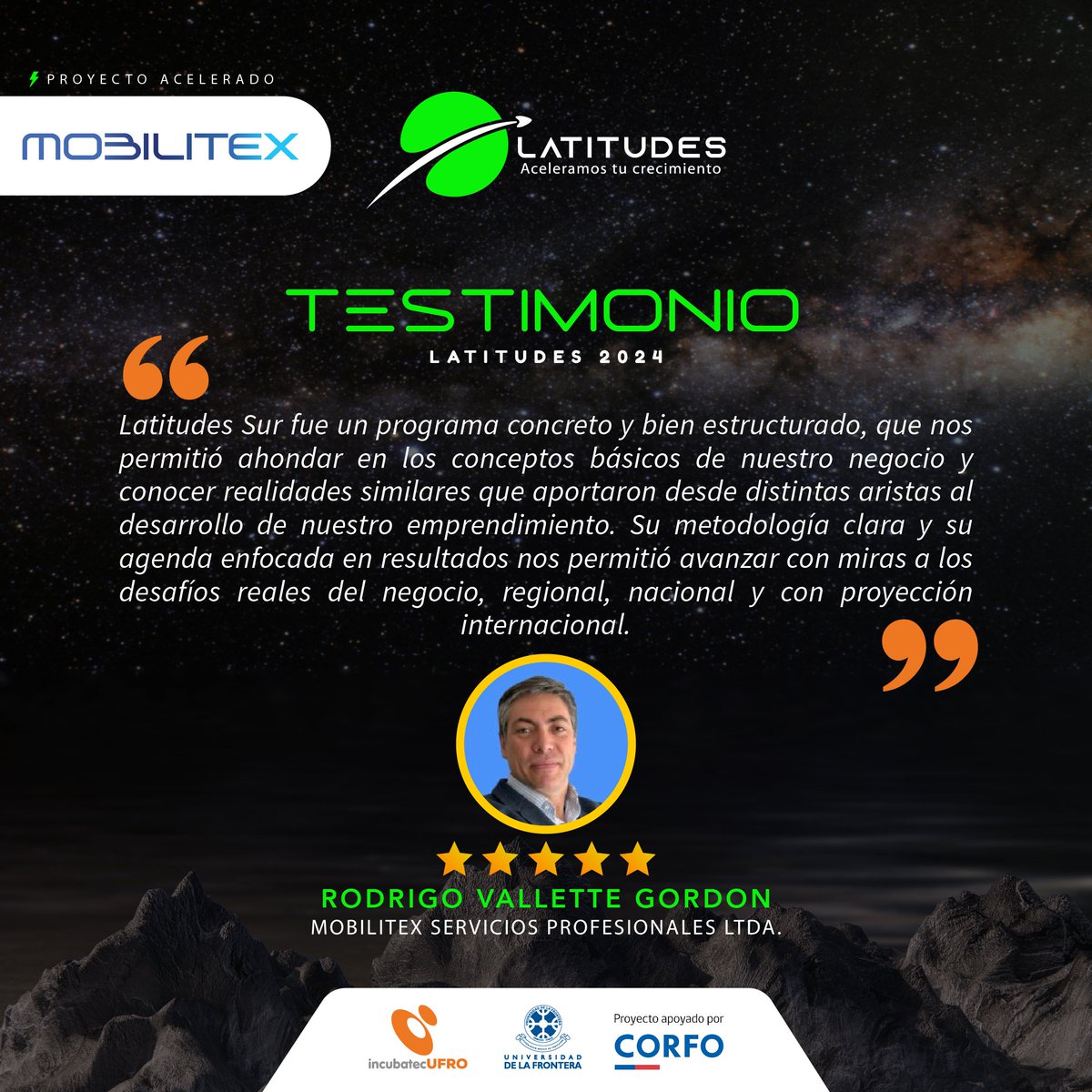 ¡Revisa esta experiencia y súmate!

Conoce cómo el Programa Latitudes Sur impacta positivamente. En esta ocasión revisa el testimonio de Rodrigo Vallette de <a href="/mobilitex/">MOBILITEX</a>

¡Ingresa a incubatecufro.cl/latitudessur y postula a tu empresa!