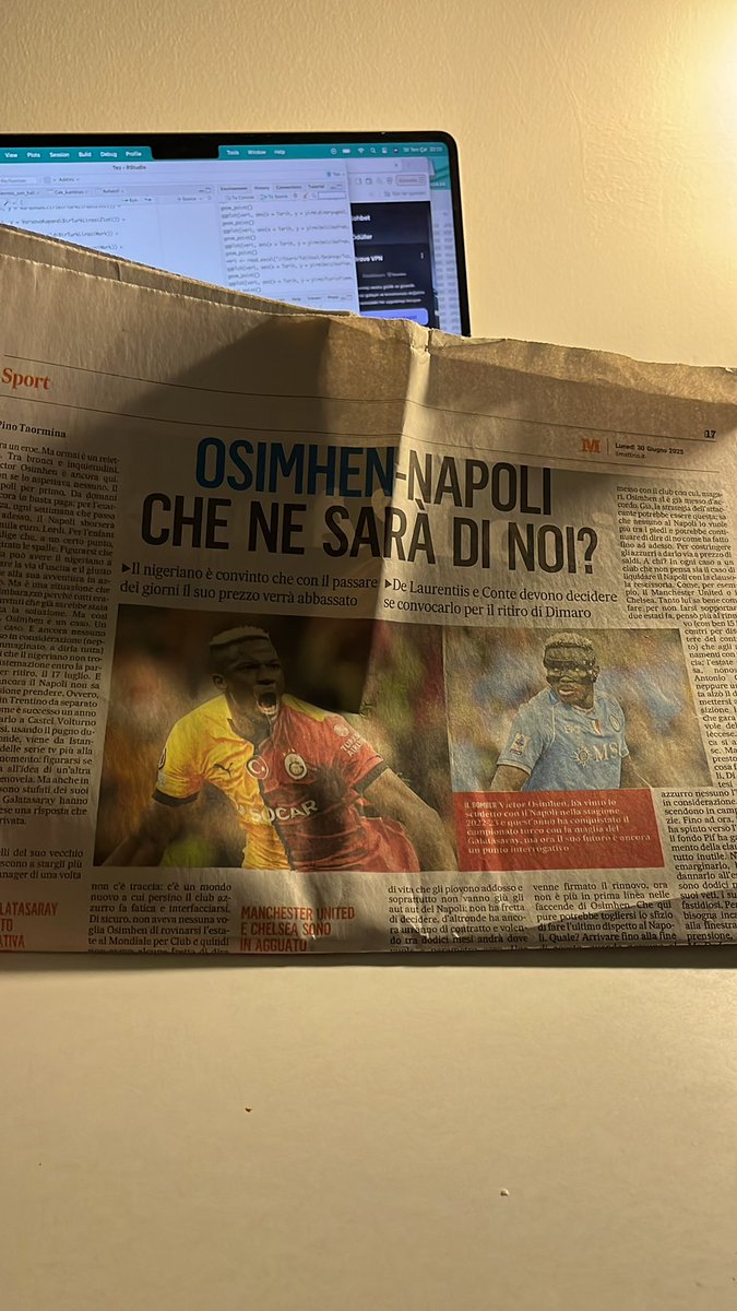genelteori's tweet photo. Şu gazeteyi yeniden bi okuyalım bakalım #SoloilGalaDay #OsimhenToGalatasaray https://t.co/s9LUMITvM0