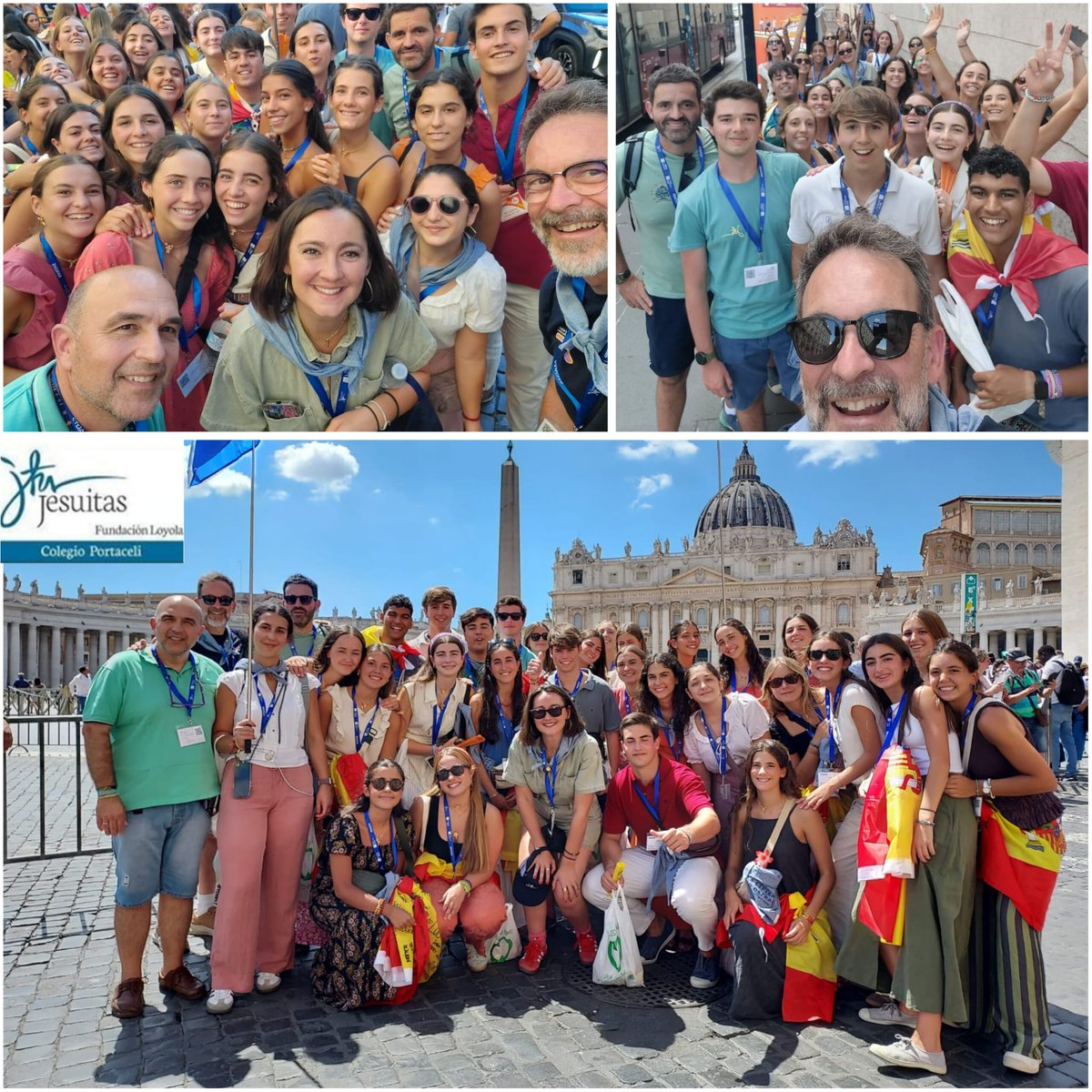 #Portaceli25 ¡Hemos llegado a Roma! 👏🇮🇹
#PeregrinosDeLaEsperanza #JubileoDeLosJóvenes
#SomosJesuitas #EnCompañíaDeJesús #Sanlgnacio
<a href="/educsi/">Educación Jesuitas</a>