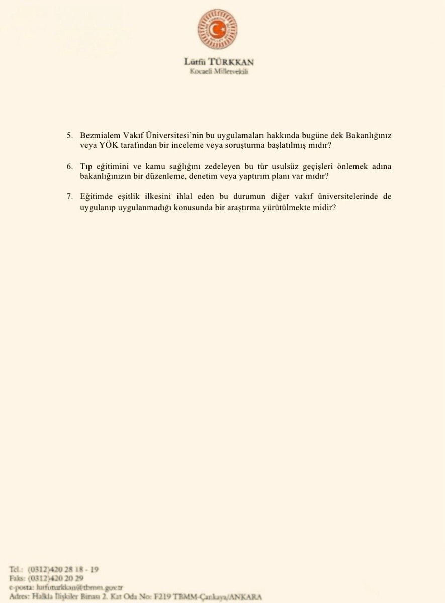 📌Reçete yazacak ellere neşter emanet ediyorlar. 

📌Bezmialem Vakıf Üniversitesi sağlık sistemiyle dalga geçiyor, hekimlik onurunu çiğniyor.

📌Eczacılık fakültesine giren torpilliler, YÖK yasağına rağmen kurum içi yatay geçişle tıp fakültesine alınıyor. 

📌Bezmialem’deki