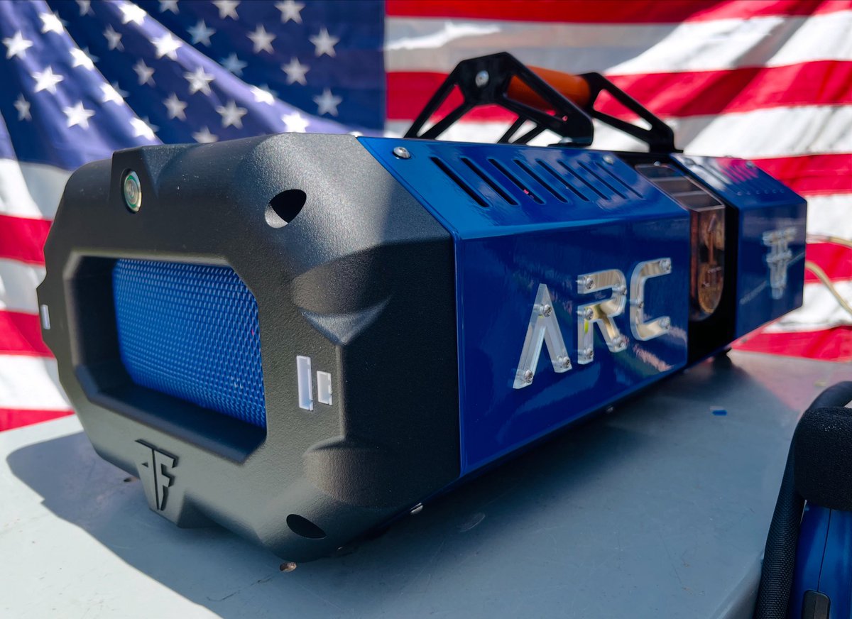 FusionFlightInc's tweet image. ARC micro turbine generator - 10kWe peak output from a 22lb device, incredible power in a very small package. Proudly assembled in the USA!

#generators #generator #generac #genset #generatorset