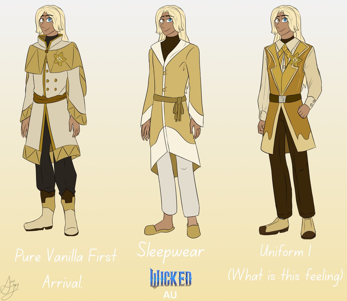 Wicked AU Pure Vanilla Character Design : #PureVanilla