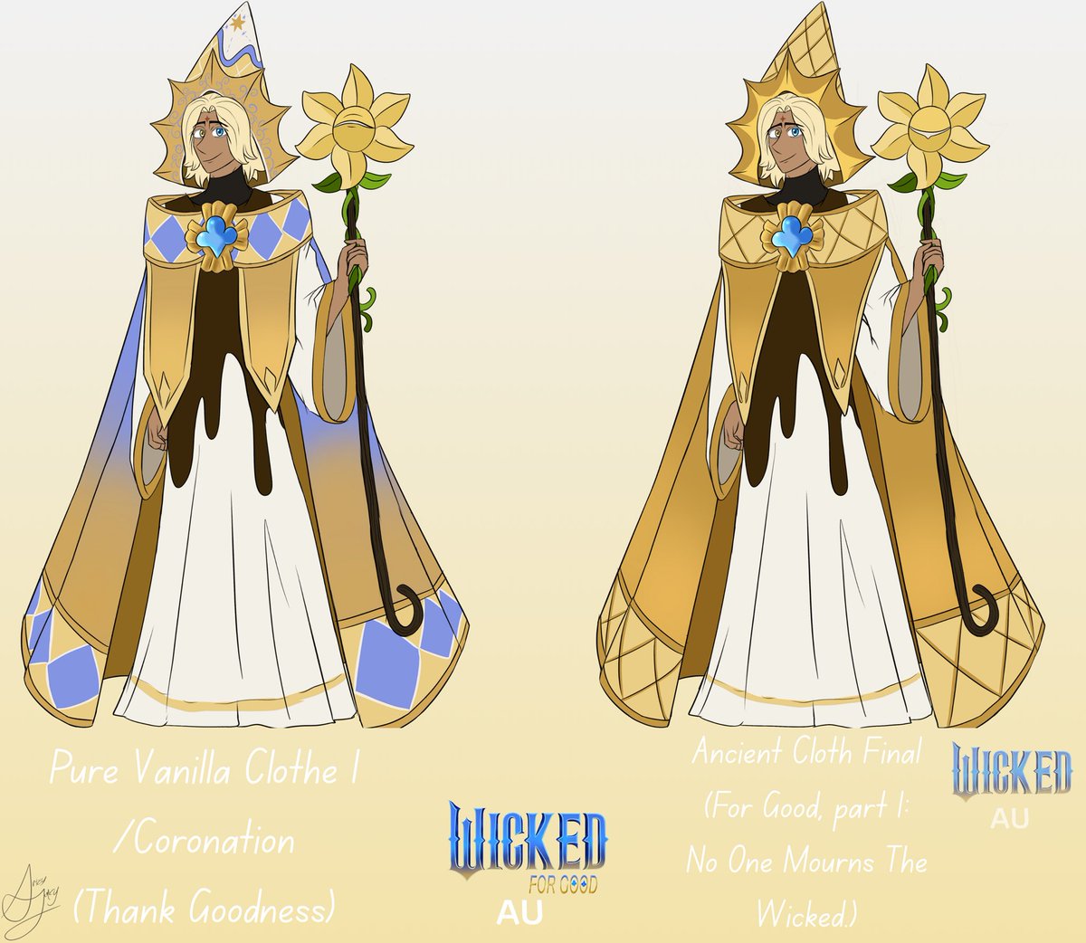 Wicked AU Pure Vanilla Character Design : #PureVanilla