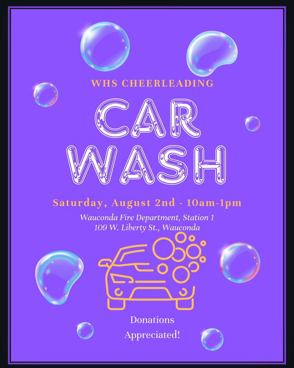WHS Athletics (@gowhsathletics) on Twitter photo Come on out and get your car washed while supporting our athletic programs!!! Come on out and get your car washed while supporting our athletic programs!!!