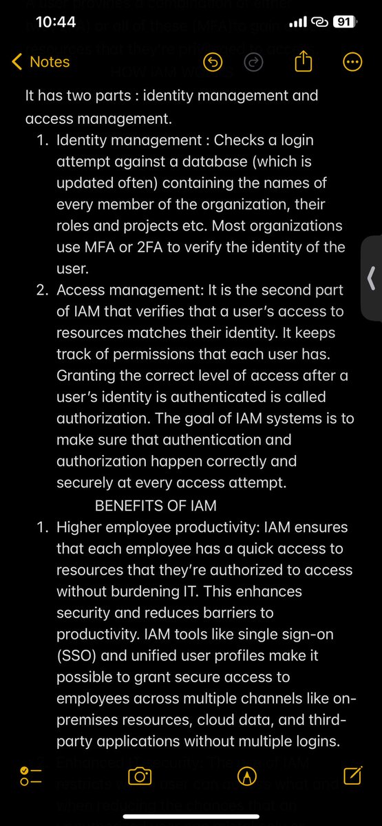 Udochukwuka_'s tweet image. Day 15/100 – Identity &amp;amp; Access Management (IAM) 🔐
Today, I learnt about IAM and how it helps verify digital identities, control access, and secure sensitive data using tools like MFA, SSO, RBAC &amp;amp; more.
#100DaysOfTech #IAM #CyberSecurity #TechJourney