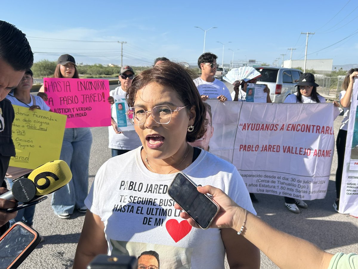 Pablo Jared Vallejo Adame cumple un año de haber sido desaparecido. Su madre, Janeth Adame, denuncia inconsistencias, y señala que no busca culpables fabricados, sino verdad y #justicia
