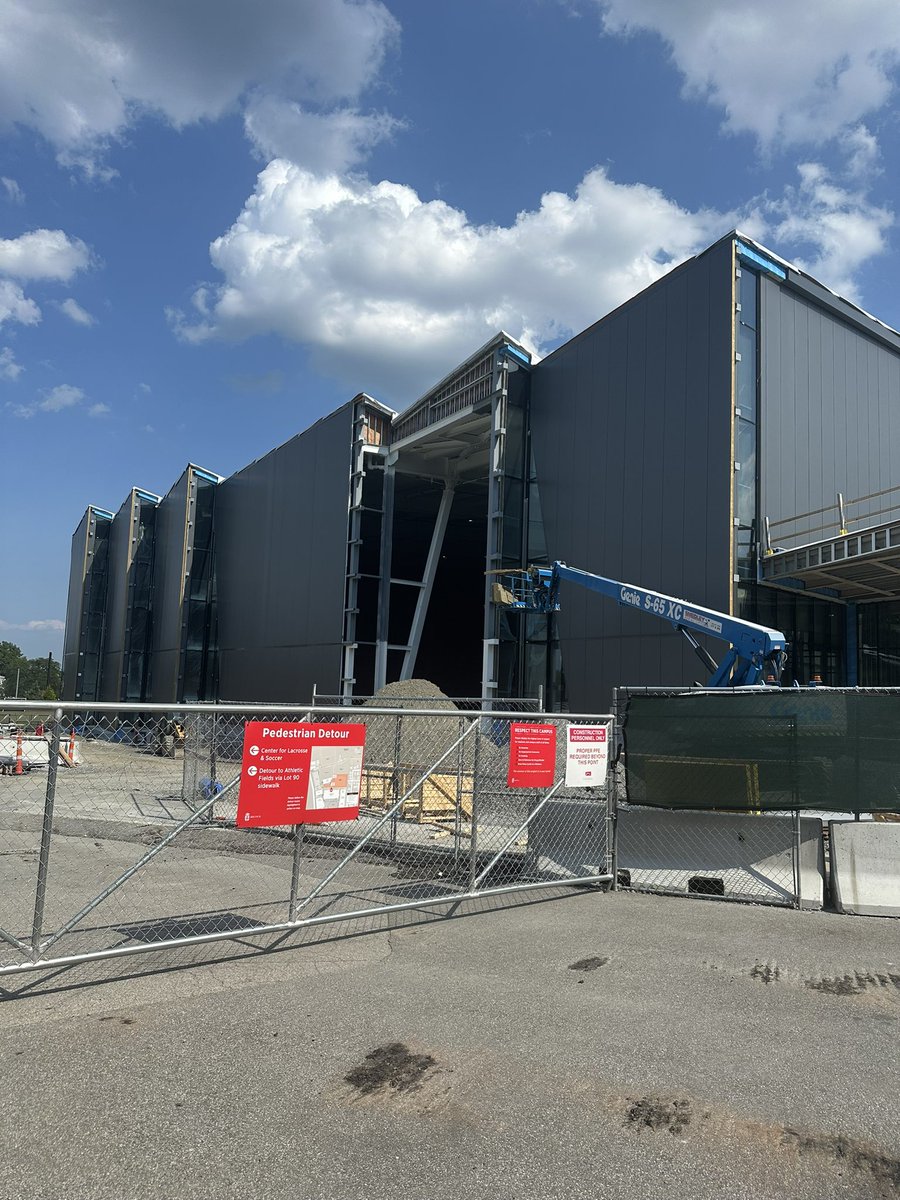 4 Walls are up, the progress continues on the new indoor facility #EverTrue #ShockTheSystem