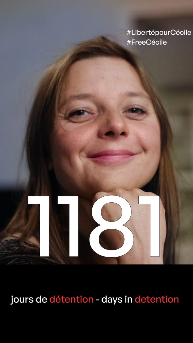 1181 jours de torture, de souffrance, d'arbitraire pour Cécile Kohler et Jacques Paris, otages d’État en Iran. Leur vie est en danger
Aider Cécile et Jacques, c’est parler d’eux chaque jour <a href="/Francetele/">France Télévisions</a> <a href="/franceinfo/">franceinfo</a> <a href="/radiofrance/">Radio France</a> <a href="/lemondefr/">Le Monde</a> 
#FreeCecileKohler #FreeJacquesParis #Iran