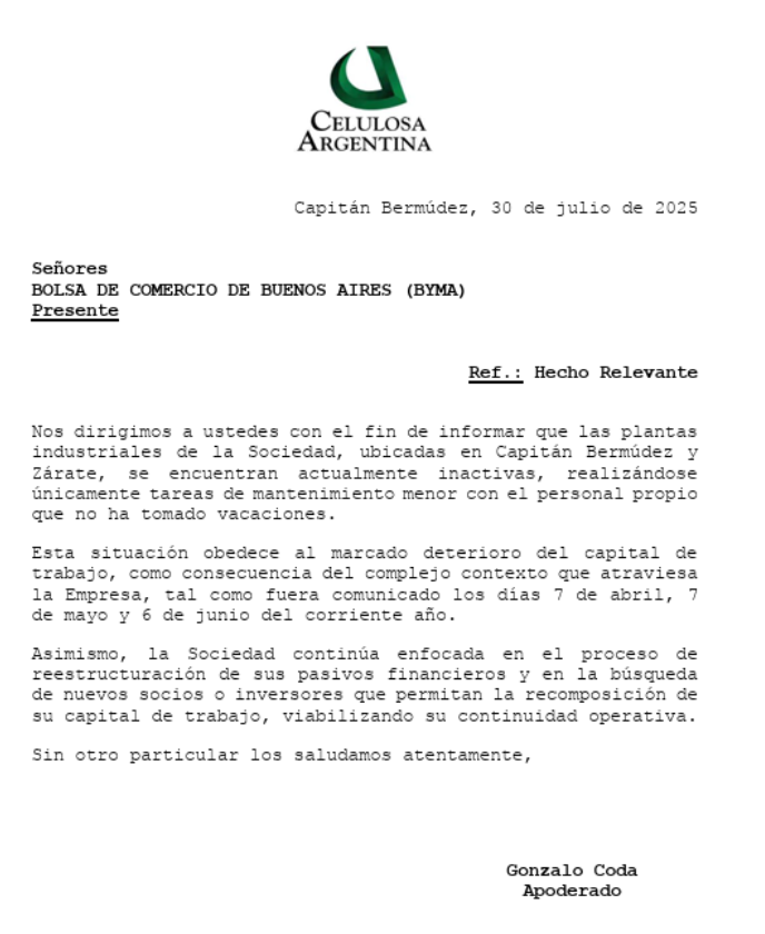 ISBfinanzas's tweet photo. @LeaTex No mucho, a los acreedores no les gusto la propuesta y pidieron a la cia que la mejore. Hoy presento el siguiente echo relevante, todo indicaria que terminara en la justicia por un pedido de quiebra de ppal acreedor...(el peor de los escenarios) https://t.co/W623Amd83X