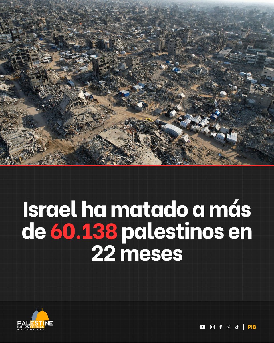 Más de 60.100 palestinos fueron asesinados y casi 146.270 han resultado heridos desde el inicio del genocidio israelí sobre la Franja de Gaza,