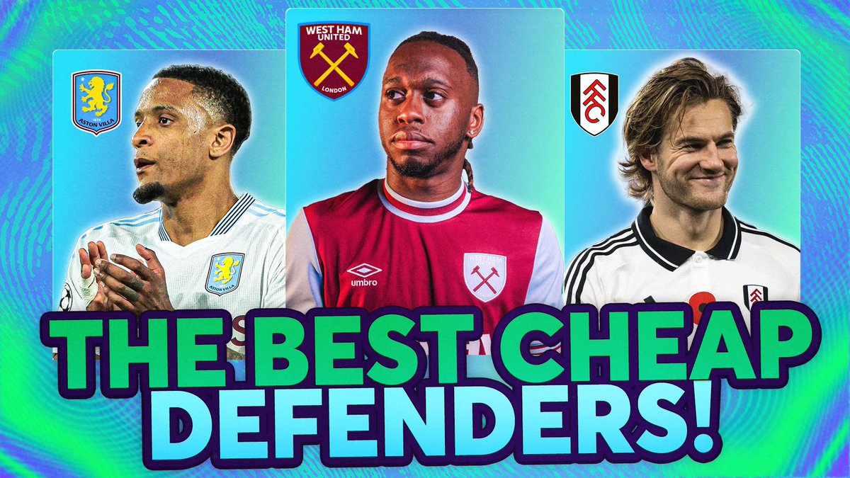 FPL Raptor (Ross) (@fpl__raptor) on Twitter photo NEW VIDEO 🚨 #FPL
In this video, I discuss the best cheap defenders to own for attacking threat, defensive contributions, clean sheets, and also present some decent fixture rotations too.
Powered by <a href="/FFH_HQ/">Fantasy Football Hub</a> 📊
Watch here 👉🏼 youtu.be/3Tu1EKsHsVM NEW VIDEO 🚨 #FPL
In this video, I discuss the best cheap defenders to own for attacking threat, defensive contributions, clean sheets, and also present some decent fixture rotations too.
Powered by <a href="/FFH_HQ/">Fantasy Football Hub</a> 📊
Watch here 👉🏼 youtu.be/3Tu1EKsHsVM