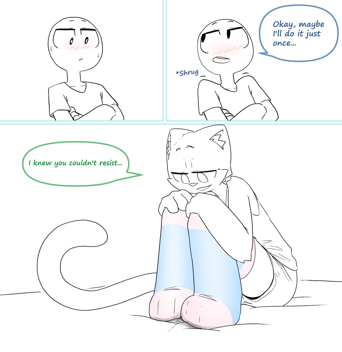 Fort Part 2: 
Yes, Yes, Tom, we all know you're very adult, and totally above this, and you're TOTALLY not  pretending. 

Now get in there &gt;w&gt;

#Giantess #sizedifference #furry #anthro #paws