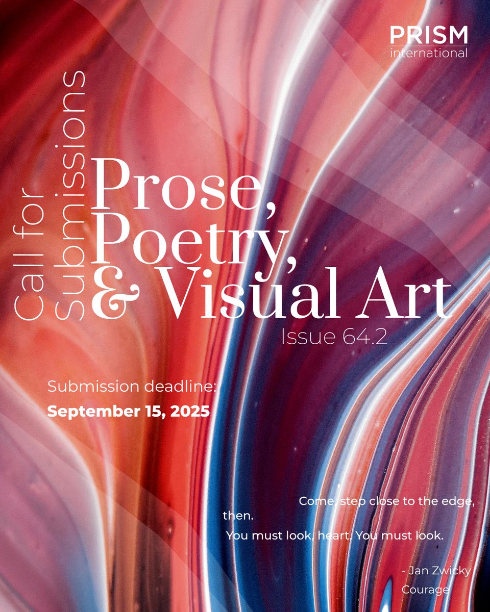 Calling all writers and visual artists!

We are  accepting submissions for our 64.2 issue!

We’re seeking bold, original voices in Prose, Poetry, and Visual Art, curated by our editors Zahra Mayeesha and Ayda Niknami.

Deadline 15/09/2025

Submit though link in bio!