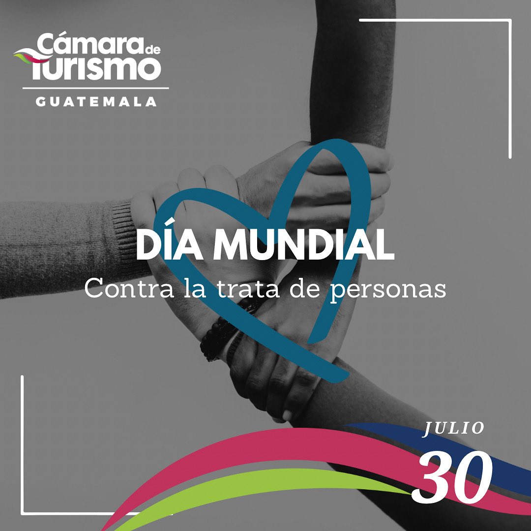 🤝 En el Día Internacional contra la Trata de Personas, CAMTUR Guatemala reafirma su compromiso en la lucha frontal contra este delito. 

🚨 La trata destruye vidas. Si sospechas de un caso, ¡denuncia! Juntos podemos hacer la diferencia.

#TrataDePersonas #30deJulio