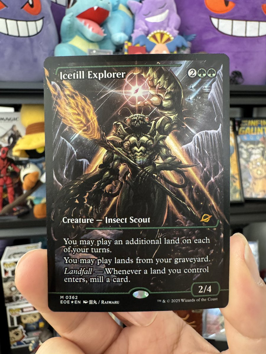 The Edge of Eternities Collector box I got from <a href="/SVCardArt/">CardArt</a> gave me my first Icetill Explorer :D

This art is so cleaaaaaan.