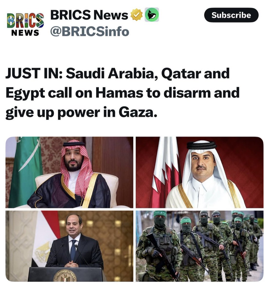 “Imagine-on #October7, Saudi Arabia and leading Muslim nations had spoken with moral clarity — condemning #Hamas unequivocally for committing atrocities in the name of God, for desecrating #Islam by taking innocent lives and hostages.” <a href="/SriLankaTweet/">Sri Lanka Tweet 🇱🇰</a> <a href="/IsraelinIndia/">Israel in India</a> <a href="/SecRubio/">Secretary Marco Rubio</a>