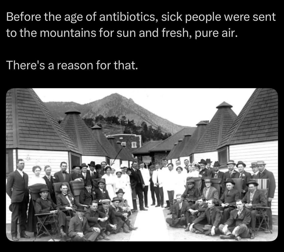 Before the age of antibiotics, 50% of people who got pneumonia died