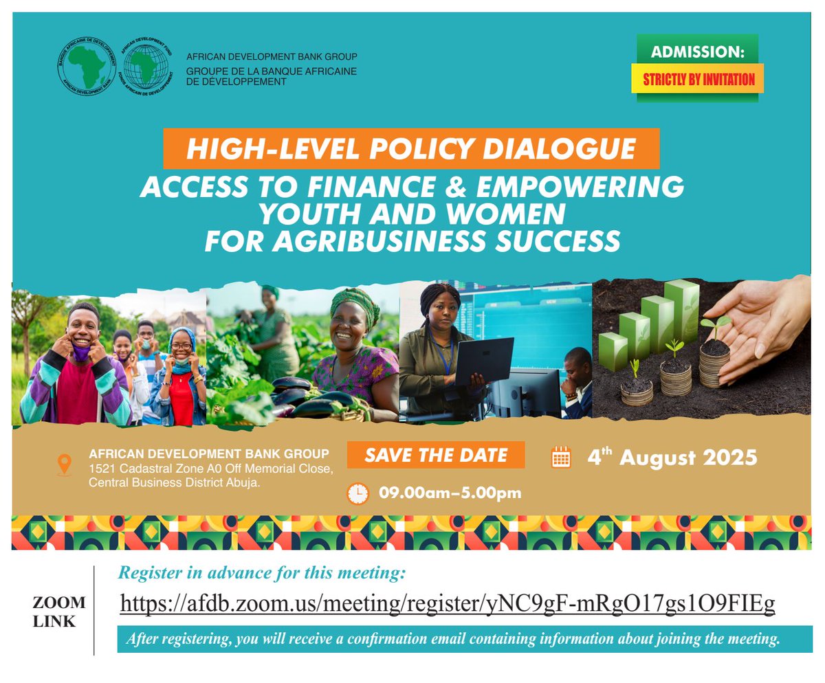 Visser-Mabogunje Lola (@visserlola) on Twitter photo <a href="/AfDB_Group/">African Development Bank Group</a> X Family. Thank you very much for making the Seminar- Workshop a huge success👏🏻 The High-Level Policy Dialogue takes place on Monday, 04/07/25. Register through the link on the Save-The-Date. <a href="/NnennaNwabufo/">Nnenna Nwabufo</a> <a href="/barrowlaming/">Lamin Barrow</a> <a href="/AbdulBKamara3/">Abdul B Kamara</a> <a href="/AfDB_Group/">African Development Bank Group</a> X Family. Thank you very much for making the Seminar- Workshop a huge success👏🏻 The High-Level Policy Dialogue takes place on Monday, 04/07/25. Register through the link on the Save-The-Date. <a href="/NnennaNwabufo/">Nnenna Nwabufo</a> <a href="/barrowlaming/">Lamin Barrow</a> <a href="/AbdulBKamara3/">Abdul B Kamara</a>