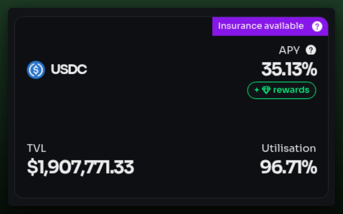 Nice to see so much demand flow in!

Lenders earning big numbers 👍

At the current rate, protocol tvl is growing ~$10m MoM