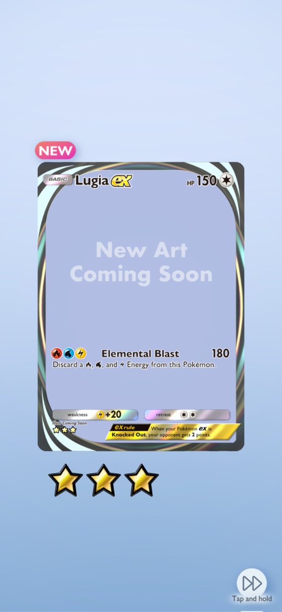 GrandMasterHawk (@grandmasterhawk) on Twitter photo Funny luck but no art. Gg. #PokemonTCGPocket Funny luck but no art. Gg. #PokemonTCGPocket