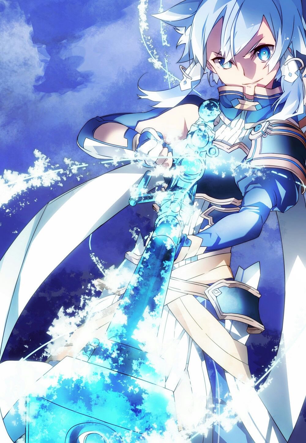 ソードアート・オンライン　SAO　ユウキ　アスナ　ずまちっく天国 笑顔で寄り添うアスナとユウキ / SAO / ソードアートオンライン