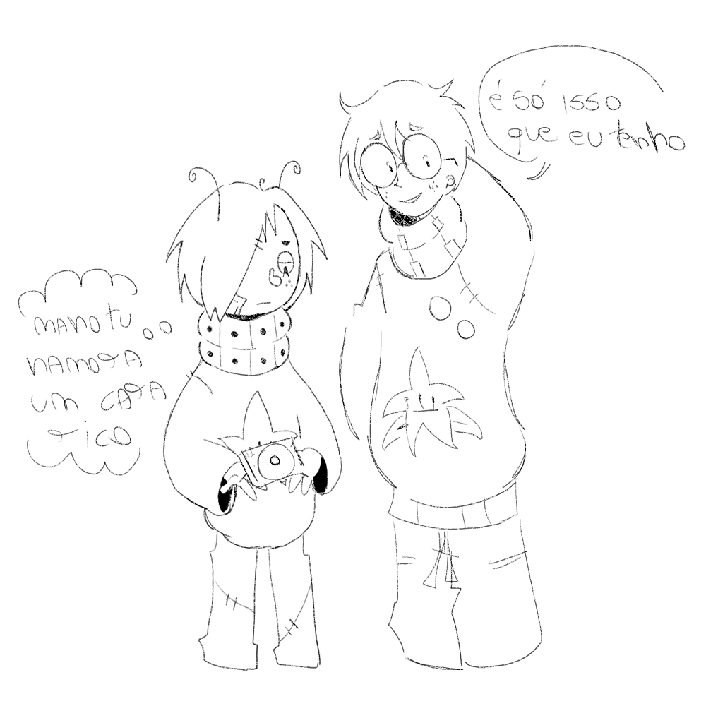 yozkka1's tweet image. meu oc de #hapcm conhecendo o meu oc de #osunderundergrounds (Vincent está decepcionado