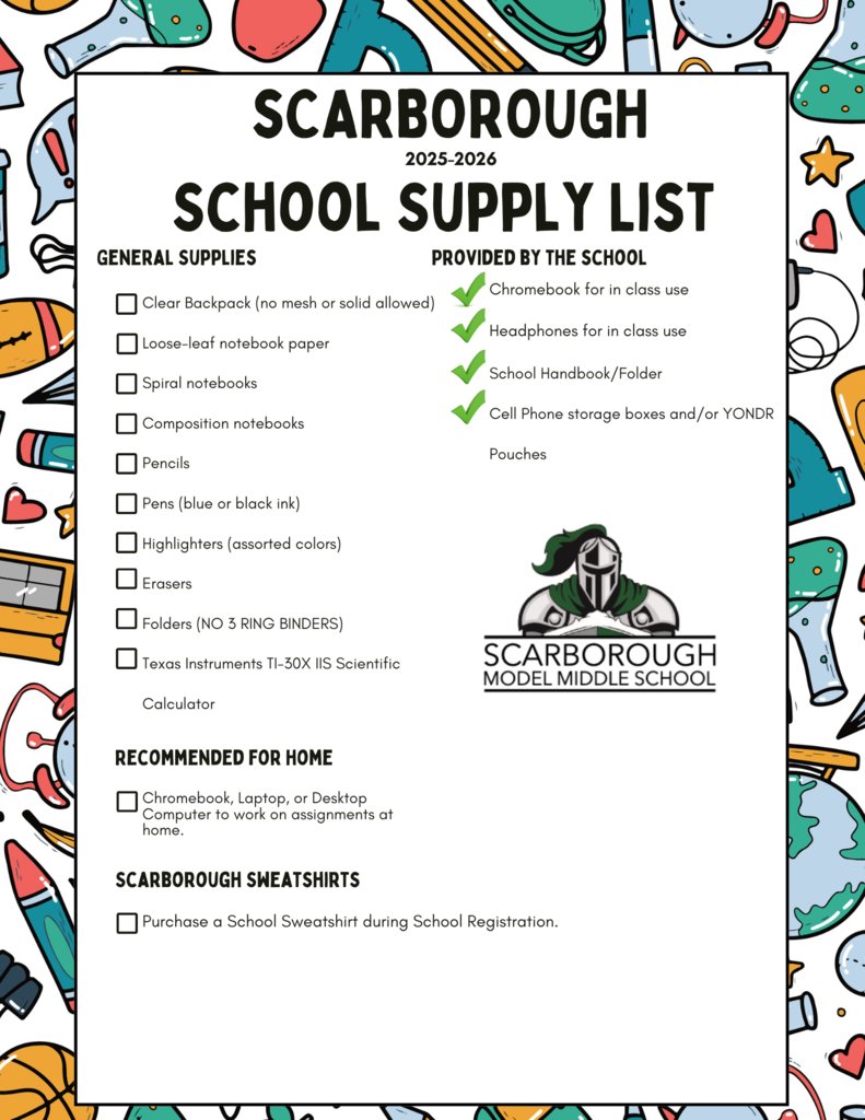 New and returning students must register and we will have a makeup registration Friday August 1st starting at 9am.  If you have not registered, please come Friday.  We will not register during school on the first day of school.