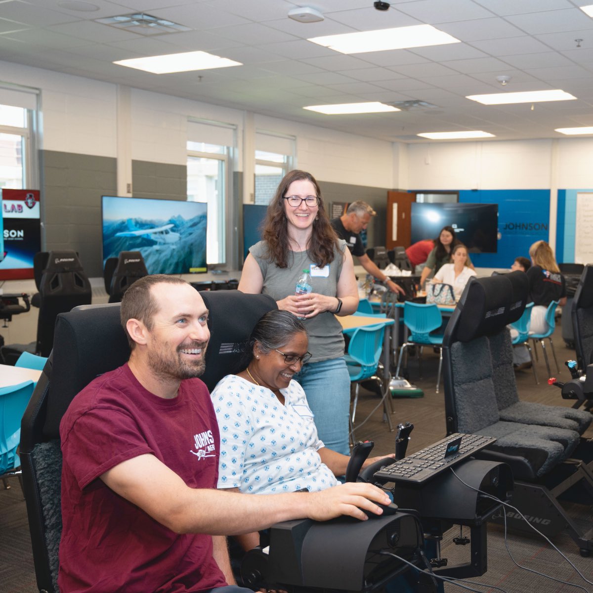 The <a href="/3M/">3M</a> Aviation Lab at Johnson Senior HS in ST Paul Public School District is now complete with brand new flight simulators, new equipment and fresh paint and graphics!

Thank you <a href="/3M/">3M</a> for investing in these students to help their future careers soar!✈️

#AviationCareers