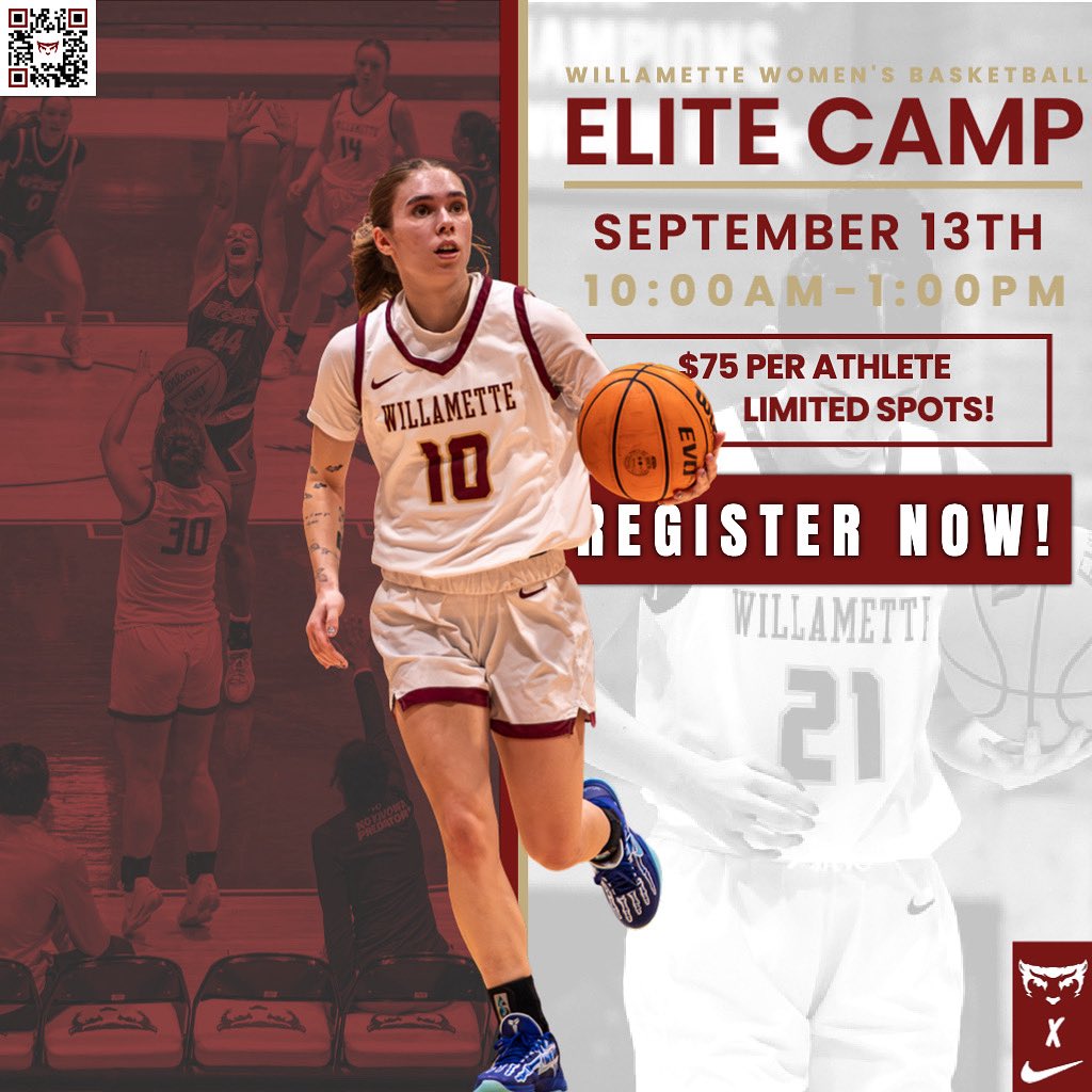 Elevate Your Game. 💪🏽🏀🗑️

Join the top HS players on the West Coast at our 2025 Elite WBB Camp!

Sign 🆙 …amettewomensbasketball.totalcamps.com/About%20Us