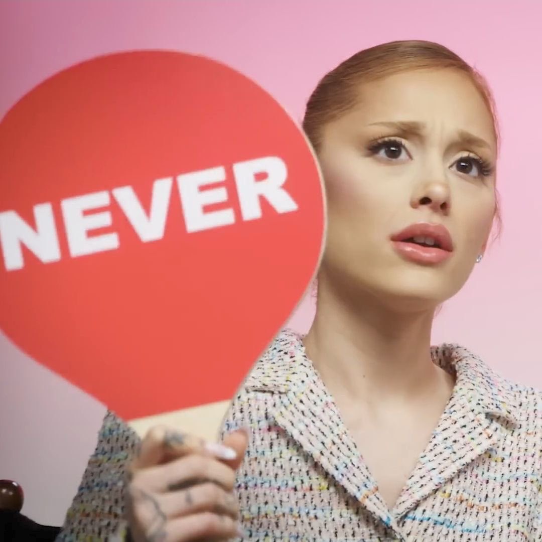 Me when oomf asked when will I stop loving Ariana Grande