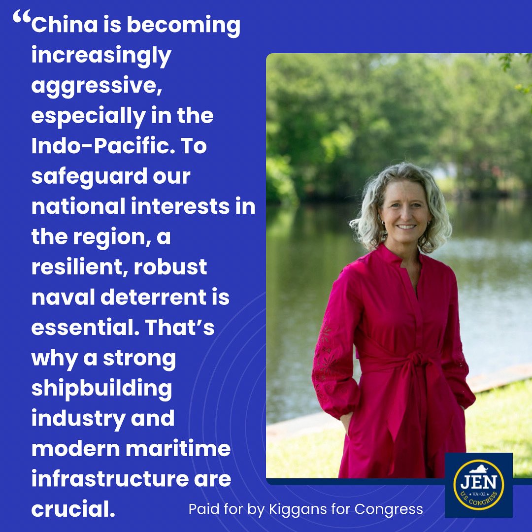 I’ve been working hard in Congress to improve military readiness. I am proud that my provision to ensure that the U.S. maritime industry provides policy recommendations to revitalize shipbuilding, our workforce, and naval readiness made it into the 2026 House version of the