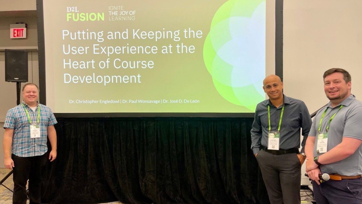 With 4 presentations and 13 attending team members, we had a full house at <a href="/D2L/">D2L</a> Fusion 2025! Our team learned more about instructional design and tech while presenting on our course development and experience collaborating with D2L.