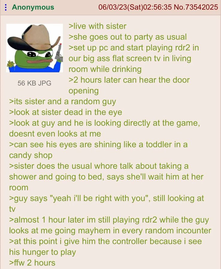 Greentext Poster tweet media