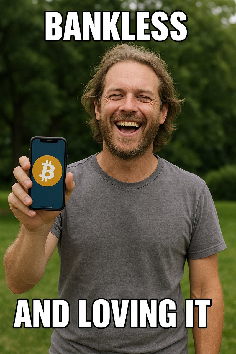 Be like Jim.

All 0.1 BTC of assets are on his phone.

#bankless

8X3dUZvrQiZMmjrJxY5UYjpvRp7uKP5WUBiJBFqmbonk