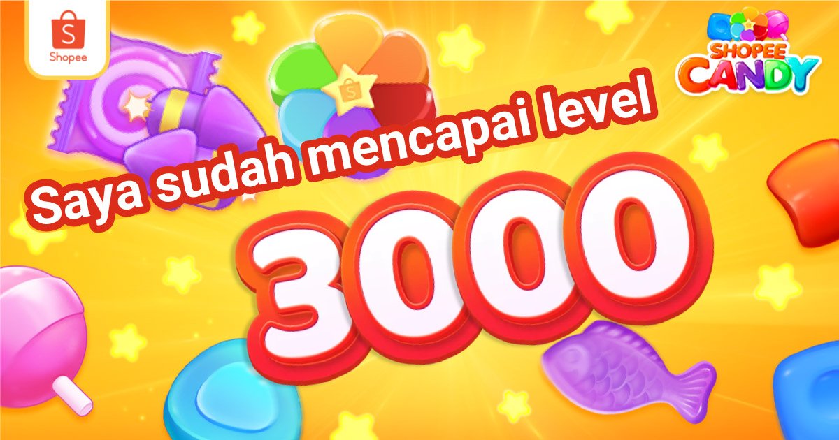 Saya berhasil melewati 3000 di Shopee Candy! 

 shp.ee/xjd07i1ndim
