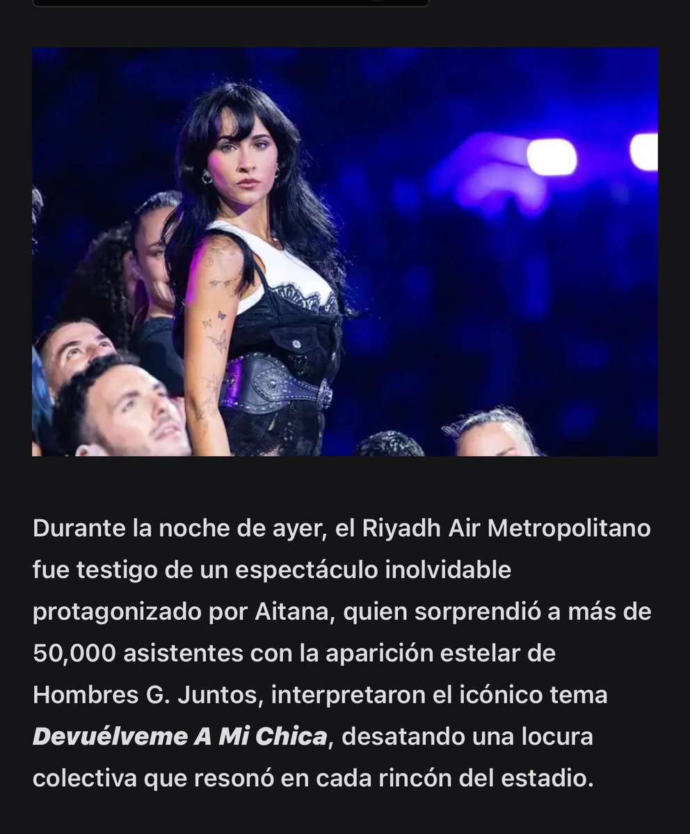 estamoslocosmty's tweet photo. El día de ayer se presentó con gran éxito @Aitanax en Madrid y como invitados especiales estuvieron 
@HombresG  y todos cantaron a una sola voz #sufremamon https://t.co/JLcQEkb87n