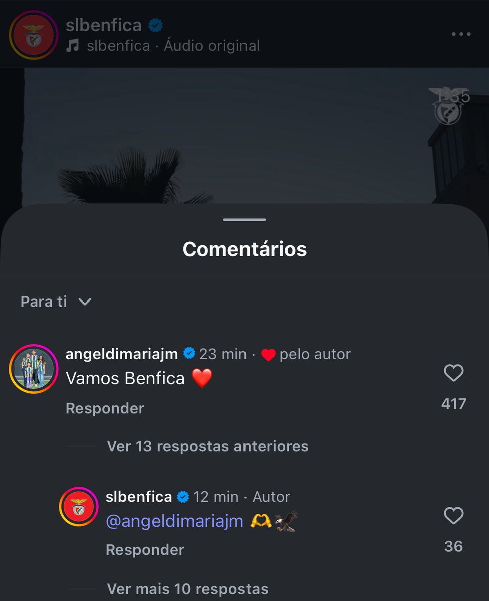 Eles saem do Benfica, mas o Benfica não sai deles🦅

Mais como tu Di Maria❤️