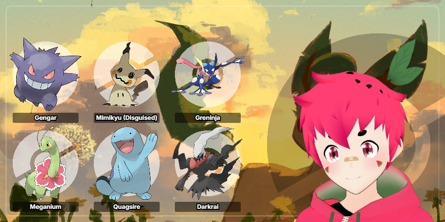 Ich habe mir auch mal mein Pokémon Dream Team erstellt :D

Die meisten sind Kindheit Pokémons die ich geliebt hatte als Kind :3