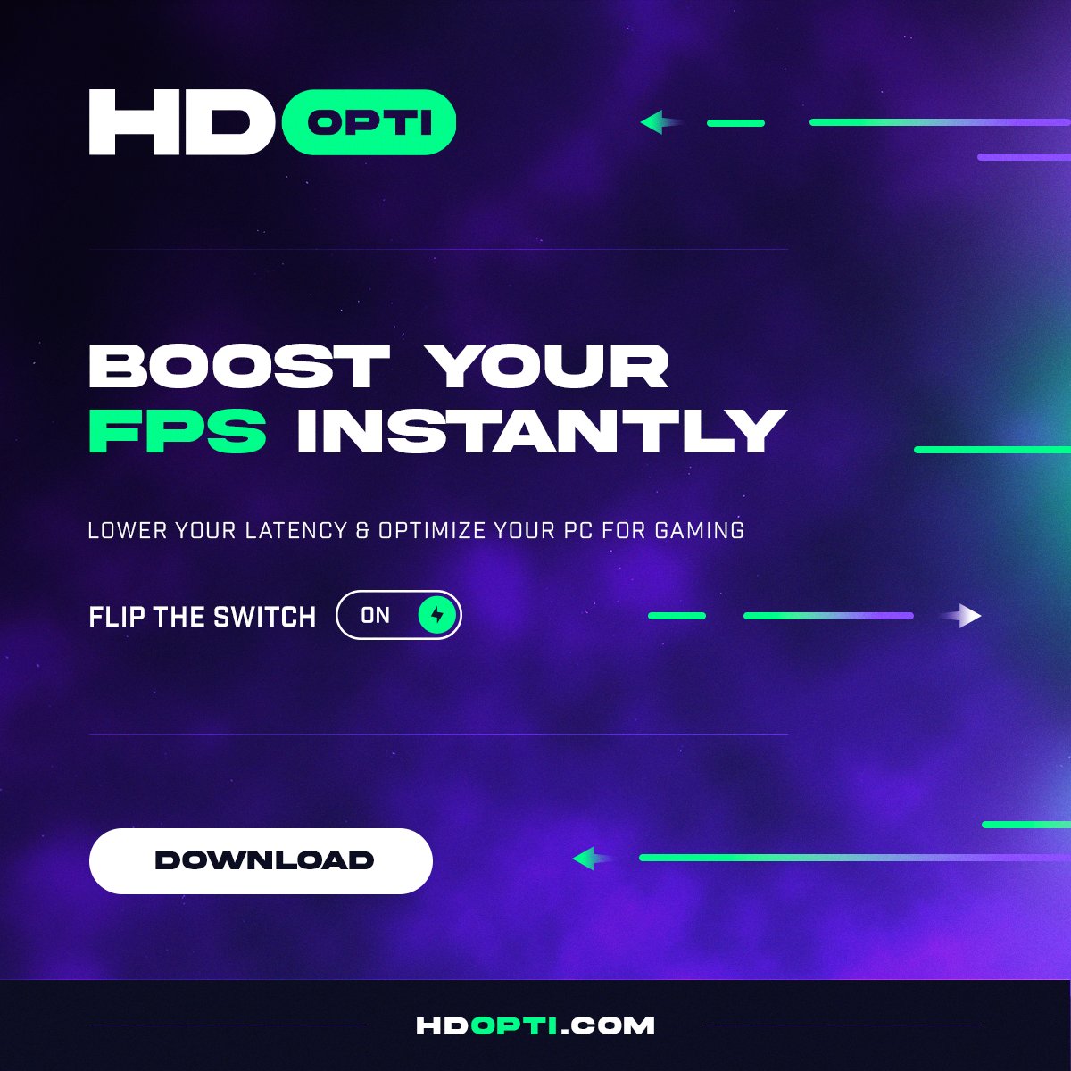 If you're still gaming without HD OPTI, you're playing at a disadvantage...

Optimize everything in one click Windows, GPU, Network, Controller / KBM, Game Settings, Clean-up / Health Check, Debloater, and more.

Ready to Optimize your PC? → hdopti.com