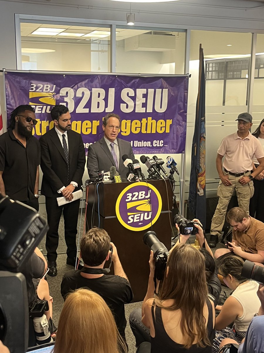 Gloria Pazmino (@gloriapazmino) on Twitter photo Back in NYC <a href="/ZohranKMamdani/">Zohran Kwame Mamdani</a> is at <a href="/32BJSEIU/">32BJ SEIU /// #BuildingJustice 🧹✊🏽</a> HQ in Manhattan speaking about Monday’s shooting. Aland Etienne, a security officer who was killed in the shooting was represented by the union. His brother is here standing with the union: “My brother Allen was a hard working man.” Back in NYC <a href="/ZohranKMamdani/">Zohran Kwame Mamdani</a> is at <a href="/32BJSEIU/">32BJ SEIU /// #BuildingJustice 🧹✊🏽</a> HQ in Manhattan speaking about Monday’s shooting. Aland Etienne, a security officer who was killed in the shooting was represented by the union. His brother is here standing with the union: “My brother Allen was a hard working man.”