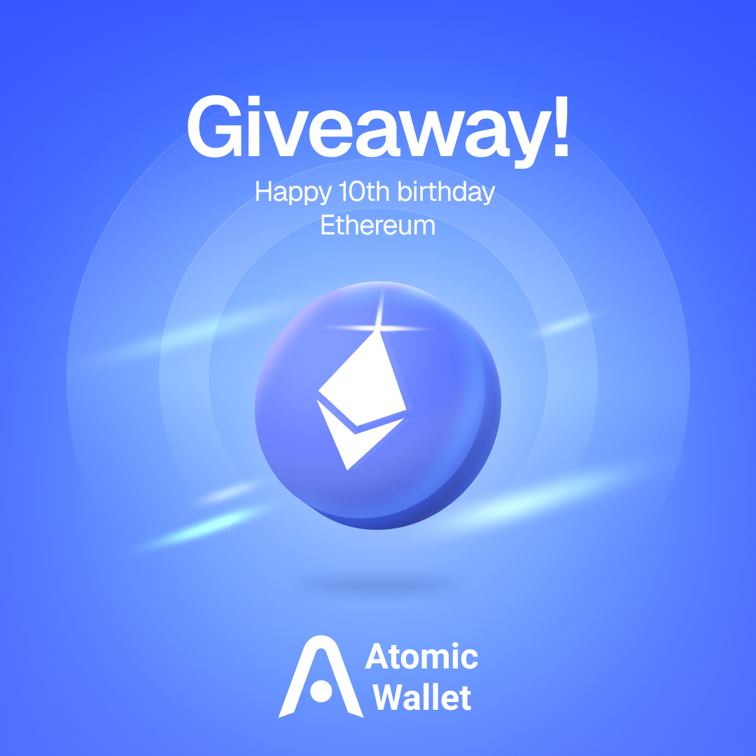 Atomic - Crypto Wallet (@atomicwallet) on Twitter photo Giveaway $100 worth of $ETH to 10 lucky winners ππ
Follow <a href="/AtomicWallet/">Atomic - Crypto Wallet</a> and retweet
believe in somETHing! Giveaway $100 worth of $ETH to 10 lucky winners ππ
Follow <a href="/AtomicWallet/">Atomic - Crypto Wallet</a> and retweet
believe in somETHing!