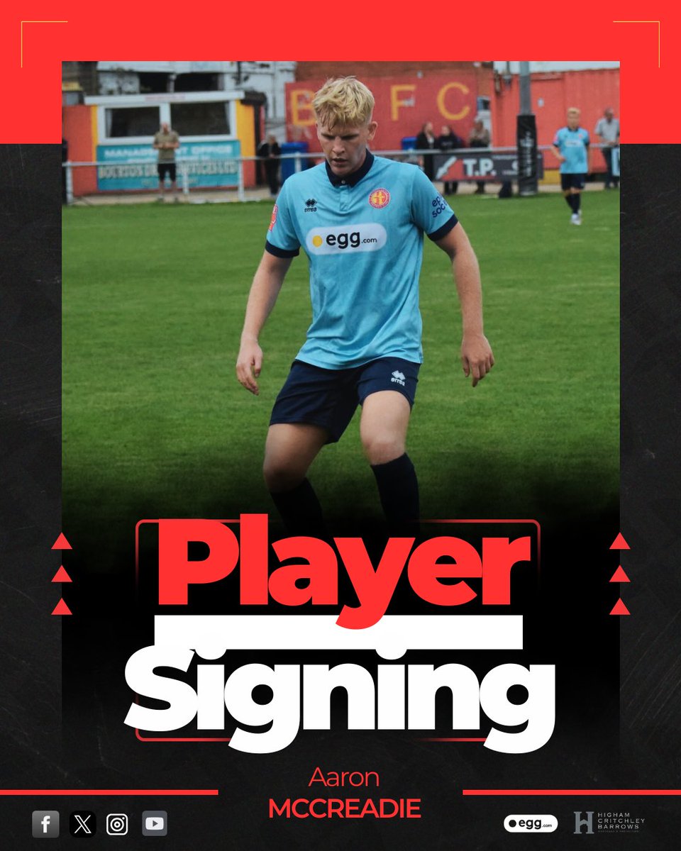 𝐖𝐄𝐋𝐂𝐎𝐌𝐄 𝐀𝐀𝐑𝐎𝐍 𝐌𝐂𝐂𝐑𝐄𝐀𝐃𝐈𝐄 🟥🟨

👉 We're delighted to welcome Aaron McCreadie to the Puritans ahead of the 25/26 season! Aaron is tenacious, intelligent in and out of possession, and brings the kind of athleticism and leadership that makes a real impact in